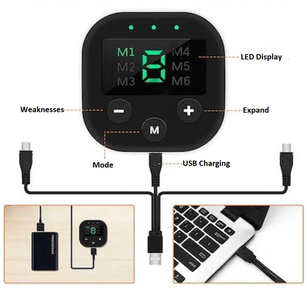 dollyo™  EMS Power Bauchmuskel-Stimulator